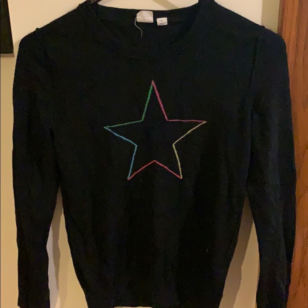 Gap rainbow star sweater